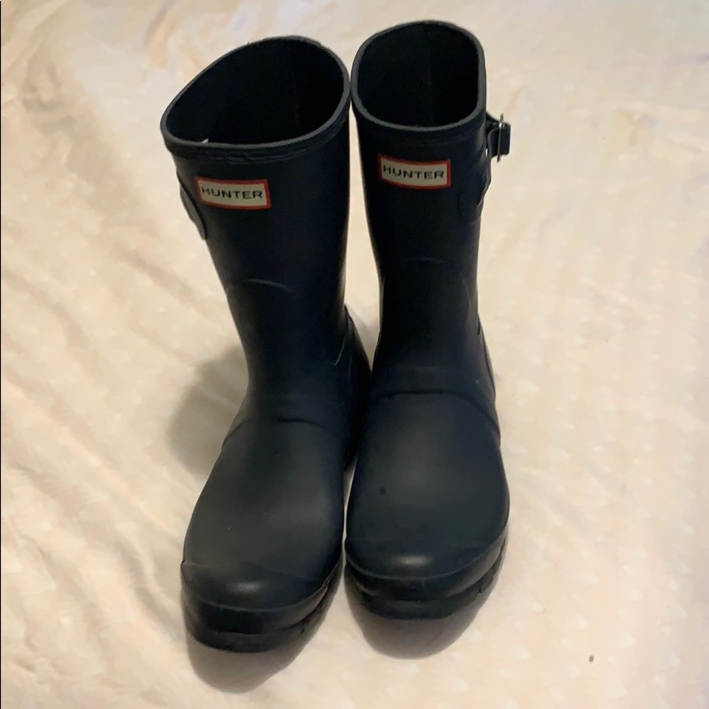 Navy Blue Hunter Rain Boots